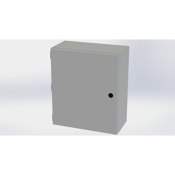 Saginaw Control & Engineering Carbon Steel Electrical Enclosures, 14 in H, 6 in D, 12 in W, NEMA 3R, 4, 12, 13, Hinged - SCE-1412ELJ