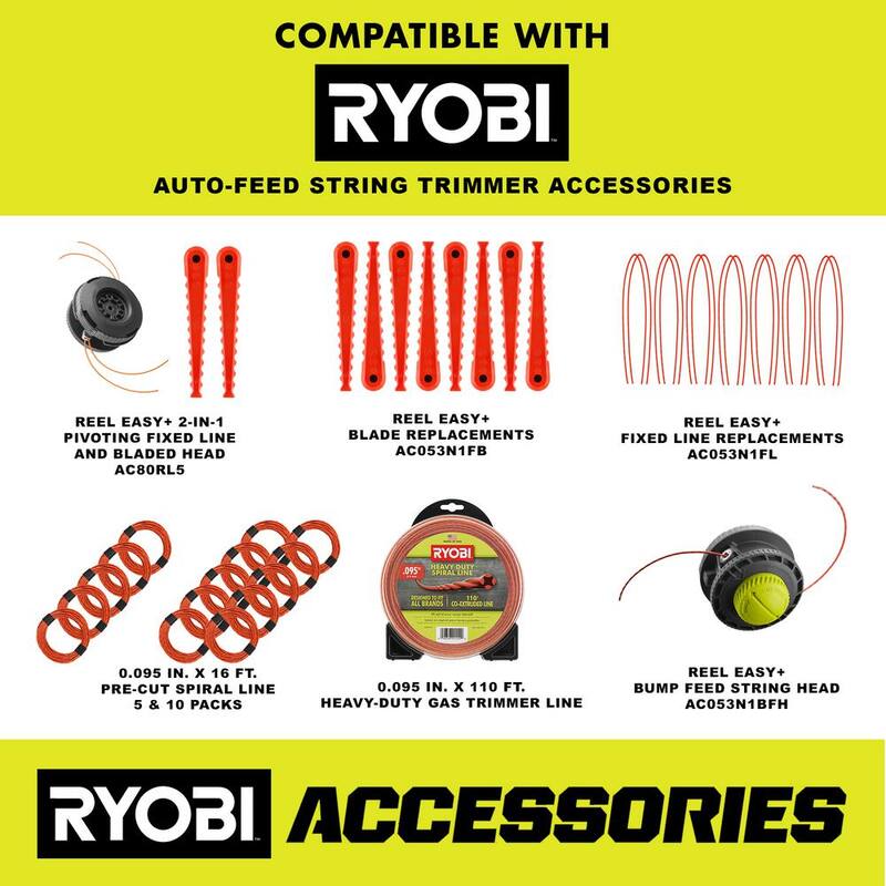 RYOBI 25 cc 2-Stroke Attachment Capable Full Crank Curved Shaft Gas String Trimmer - RY252CS