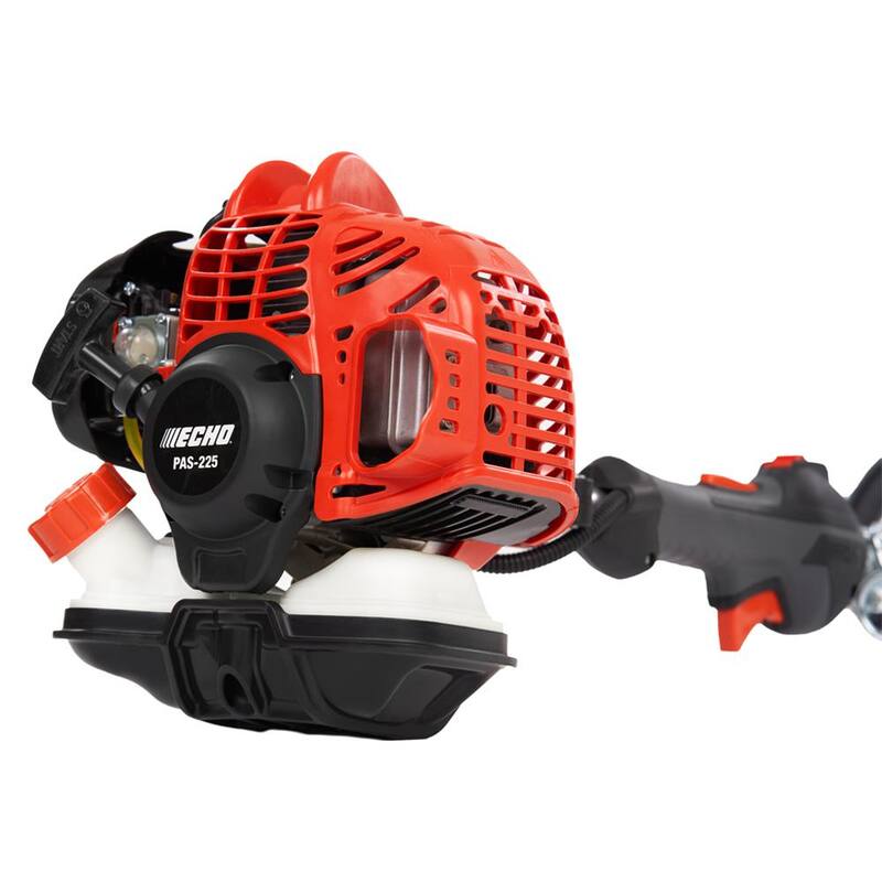 ECHO 21.2 cc Gas 2-Stroke Attachment Capable Straight Shaft String Trimmer with Speed-Feed Head and Curved Shaft Edger Kit - PAS-225VP