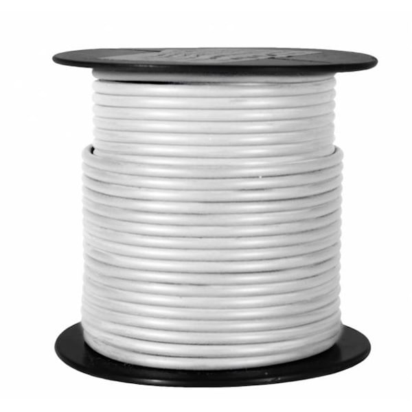 Fasttackle 100 ft. GPT Primary Wire; White - 14 Gauge - FA357205