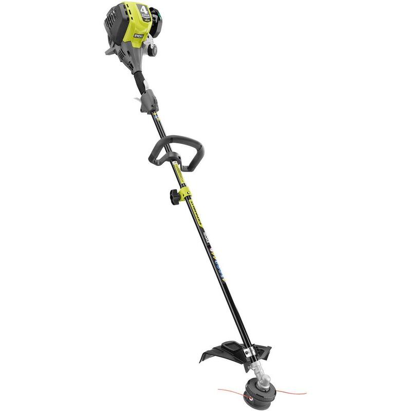 RYOBI 4-Stroke 30 cc Attachment Capable Straight Shaft Gas Trimmer - RY4CSS