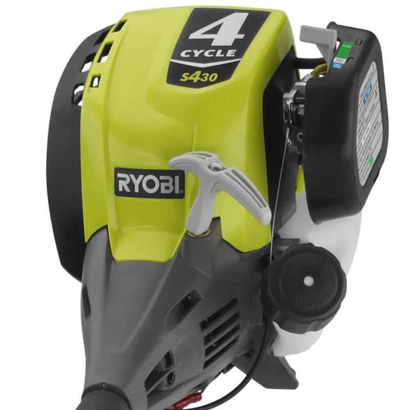 RYOBI 4-Stroke 30 cc Attachment Capable Straight Shaft Gas Trimmer - RY4CSS