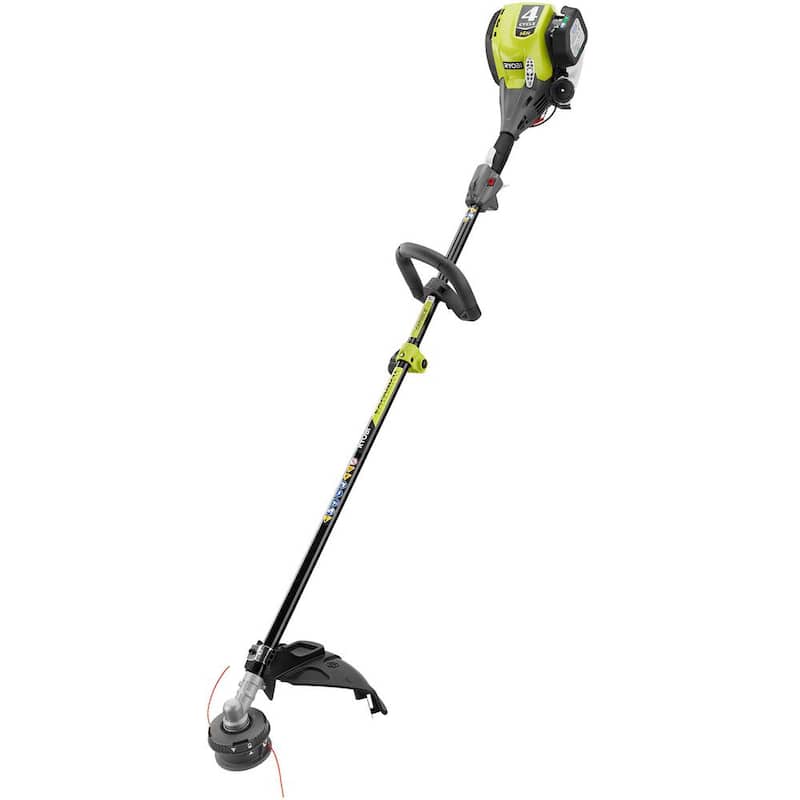 RYOBI 4-Stroke 30 cc Attachment Capable Straight Shaft Gas Trimmer - RY4CSS