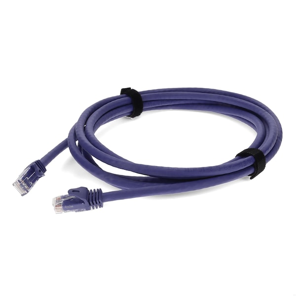 Add-On 10FT RJ-45 MALE TO RJ-45 MALE STRAIGHT PURPLE CAT6A UTP COPPER PVC PAT - ADD-10FCAT6A-PE