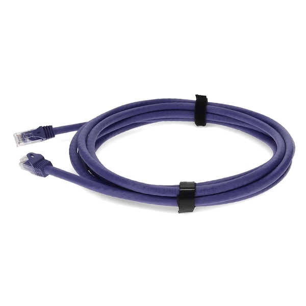 Add-On 10FT RJ-45 MALE TO RJ-45 MALE STRAIGHT PURPLE CAT6A UTP COPPER PVC PAT - ADD-10FCAT6A-PE