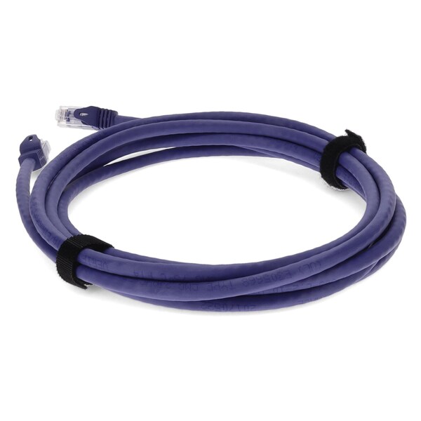 Add-On 10FT RJ-45 MALE TO RJ-45 MALE STRAIGHT PURPLE CAT6A UTP COPPER PVC PAT - ADD-10FCAT6A-PE