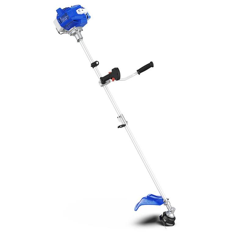 WILD BADGER POWER 52 cc Gas 2-Stroke 2-in-1 Brush Cutter and String Hand Held Trimmer - WBP52BCI
