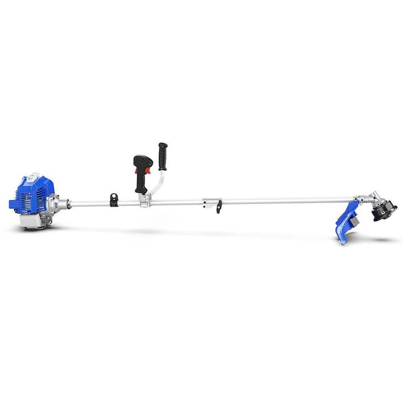 WILD BADGER POWER 52 cc Gas 2-Stroke 2-in-1 Brush Cutter and String Hand Held Trimmer - WBP52BCI