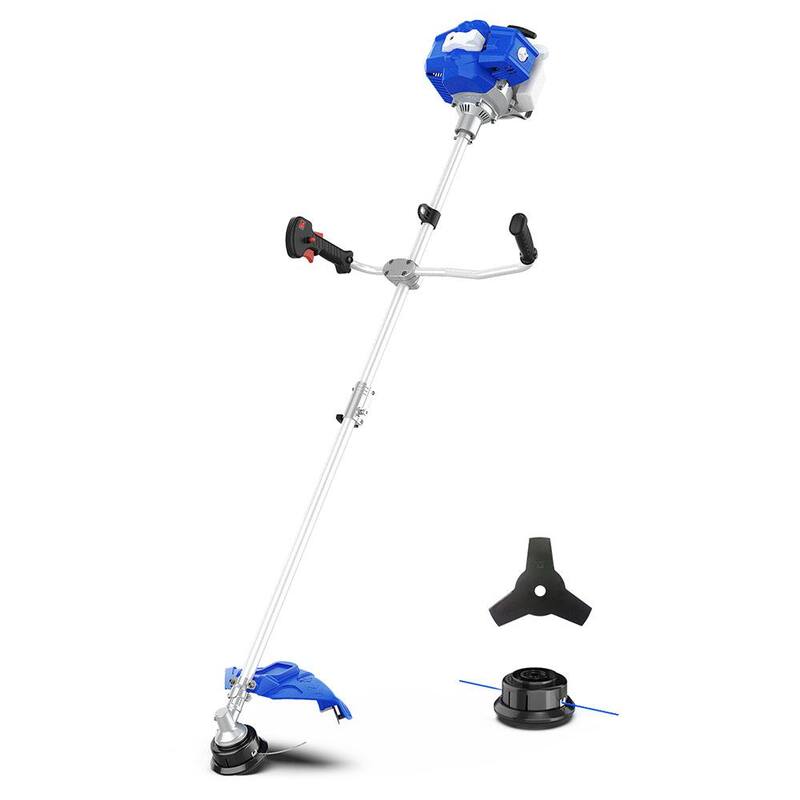 WILD BADGER POWER 52 cc Gas 2-Stroke 2-in-1 Brush Cutter and String Hand Held Trimmer - WBP52BCI
