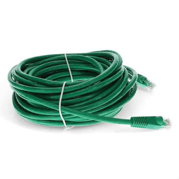 Add-On 17FT RJ-45 MALE TO RJ-45 MALE CAT6 STRAIGHT MICROBOOT, SNAGLESS GREEN - ADD-17FCAT6-GN