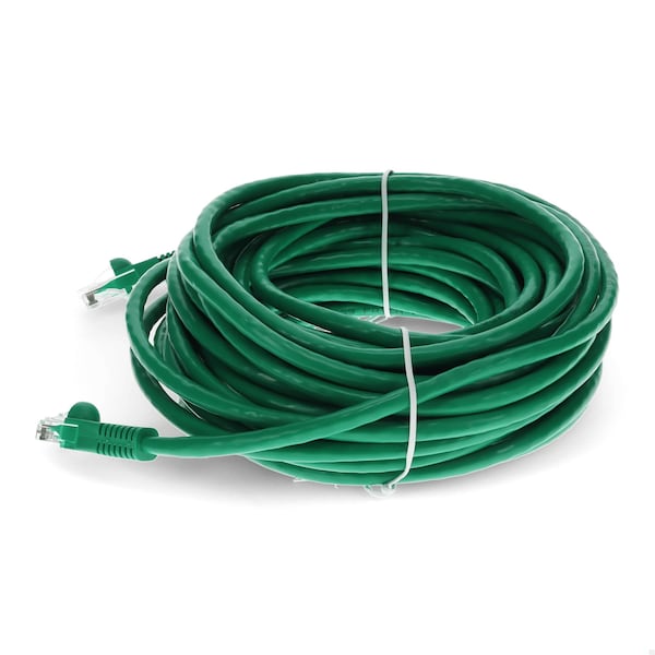 Add-On 17FT RJ-45 MALE TO RJ-45 MALE CAT6 STRAIGHT MICROBOOT, SNAGLESS GREEN - ADD-17FCAT6-GN