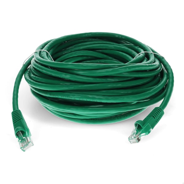 Add-On 17FT RJ-45 MALE TO RJ-45 MALE CAT6 STRAIGHT MICROBOOT, SNAGLESS GREEN - ADD-17FCAT6-GN