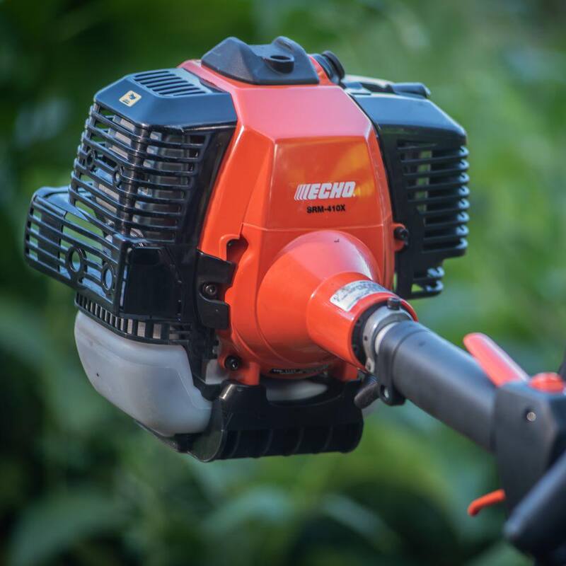 ECHO 42.7 cc Gas 2-Stroke Straight Shaft Pro String Trimmer with 20 in. Cutting Swath and High Capacity Speed-Feed 500 Head - SRM-410X