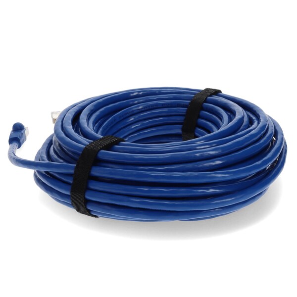 Adaptador 40FT RJ-45 MACHO A RJ-45 MACHO RECTO AZUL CAT7 S/FTP COBRE PVC PATC - ADD-40FCAT7-BE