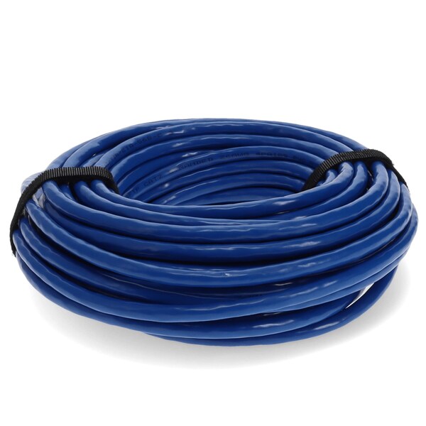 Adaptador 40FT RJ-45 MACHO A RJ-45 MACHO RECTO AZUL CAT7 S/FTP COBRE PVC PATC - ADD-40FCAT7-BE