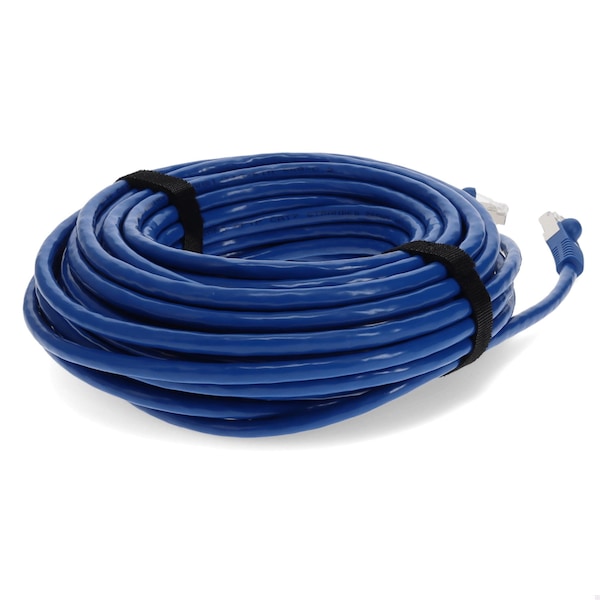 Adaptador 40FT RJ-45 MACHO A RJ-45 MACHO RECTO AZUL CAT7 S/FTP COBRE PVC PATC - ADD-40FCAT7-BE