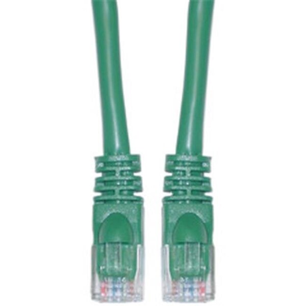 Cable Wholesale CableWholesale 10X8-05125 Cat6 Green Ethernet Patch Cable  Snagless Molded Boot  25 foot - 10X8-05125