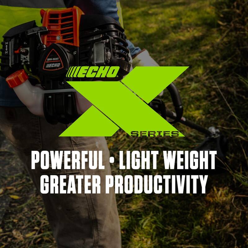 ECHO 30.5 cc Gas 2-Stroke X Series U-Handle String Trimmer/Brushcutter - SRM-3020U