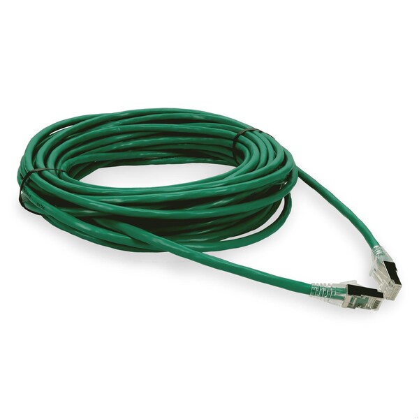 Add-On 12FT RJ-45 MALE TO RJ-45 MALE GREEN CAT6 STP PVC COPPER TAA COMPLIANT - ADD-12FCAT6S-GN-TAA