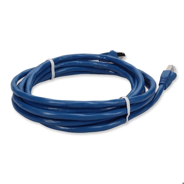 Add-On 2FT RJ-45 MALE TO RJ-45 MALE SHIELDED STRAIGHT BLUE CAT6 STP COPPER PV - ADD-2FCAT6S-BE