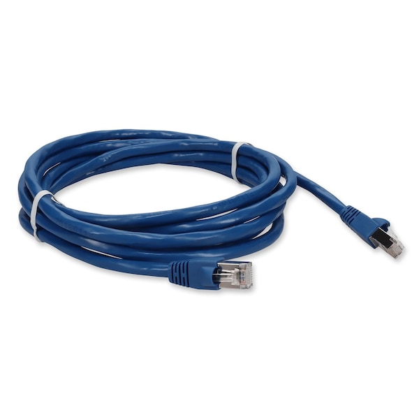Add-On 2FT RJ-45 MALE TO RJ-45 MALE SHIELDED STRAIGHT BLUE CAT6 STP COPPER PV - ADD-2FCAT6S-BE