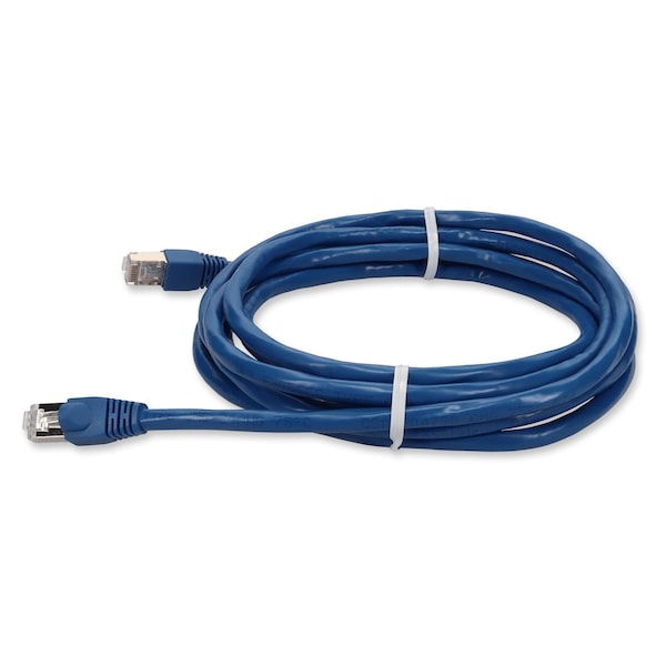 Add-On 2FT RJ-45 MALE TO RJ-45 MALE SHIELDED STRAIGHT BLUE CAT6 STP COPPER PV - ADD-2FCAT6S-BE