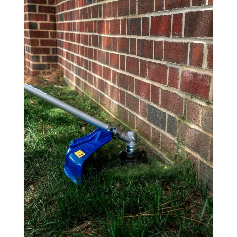 WILD BADGER POWER 31 cc Gas 4-Stroke 2-in-1 Straight Shaft Grass Hand Held Trimmer with Brush Cutter Blade and Bonus Harness - WBP31BCF