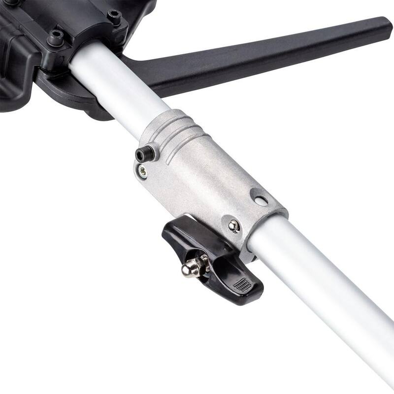 WILD BADGER POWER 31 cc Gas 4-Stroke 2-in-1 Straight Shaft Grass Hand Held Trimmer with Brush Cutter Blade and Bonus Harness - WBP31BCF