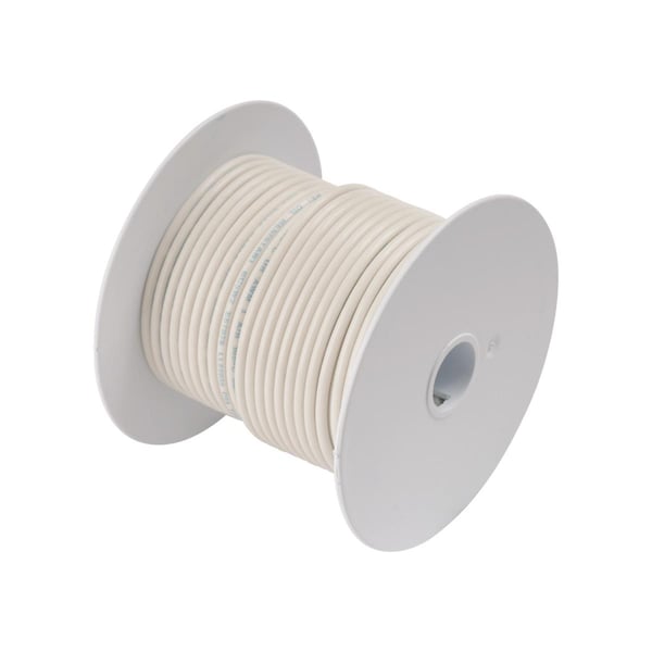 Afi 104910 100 ft. 14 Awg 2 mm Tinned Copper Primary Wire - White - 3003.5988