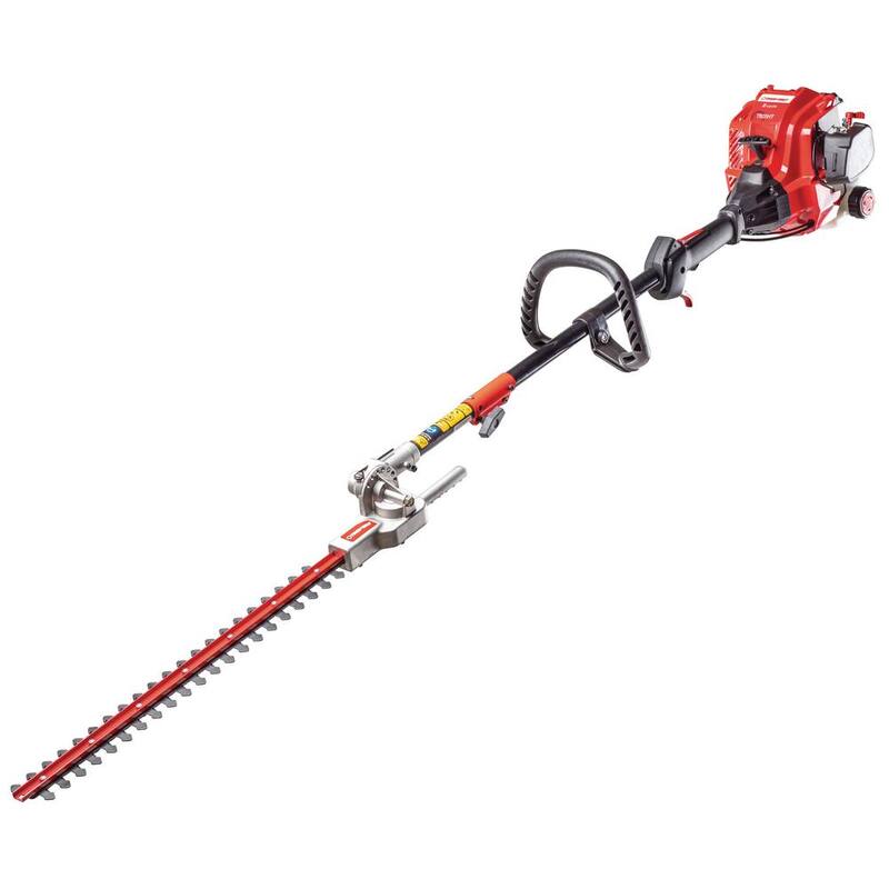 Troy-Bilt 22 in. 25 cc Gas 2-Stroke Articulating Hedge Trimmer with Attachment Capabilities - TB25HT