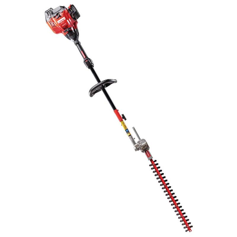 Troy-Bilt 22 in. 25 cc Gas 2-Stroke Articulating Hedge Trimmer with Attachment Capabilities - TB25HT