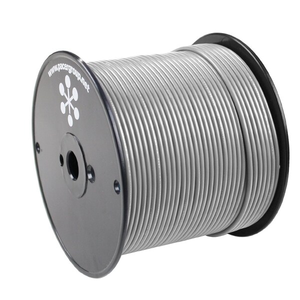 Pacer Group Pacer Grey 12 AWG Primary Wire, 500' - WUL12GY-500