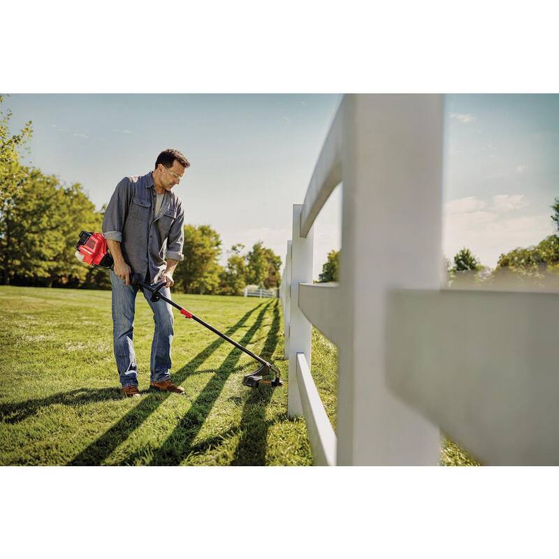 Troy-Bilt 25 cc Gas 2-Stroke Straight Shaft Trimmer with Attachment Capabilities - TB252S