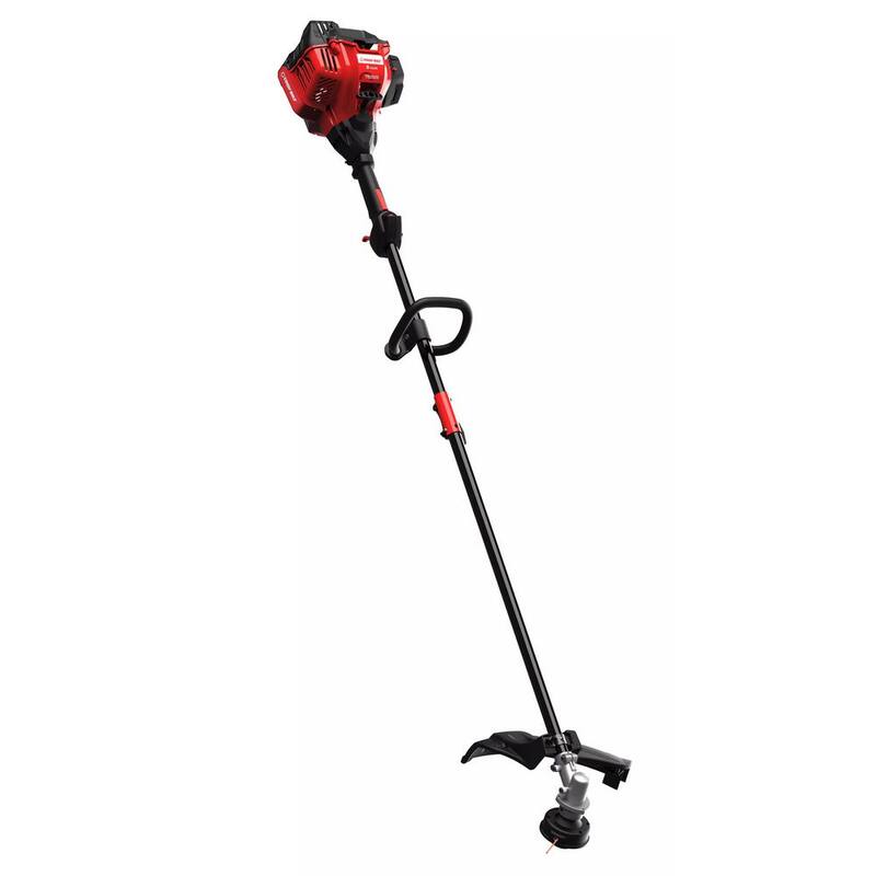 Troy-Bilt 25 cc Gas 2-Stroke Straight Shaft Trimmer with Attachment Capabilities - TB252S