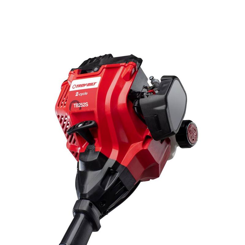Troy-Bilt 25 cc Gas 2-Stroke Straight Shaft Trimmer with Attachment Capabilities - TB252S