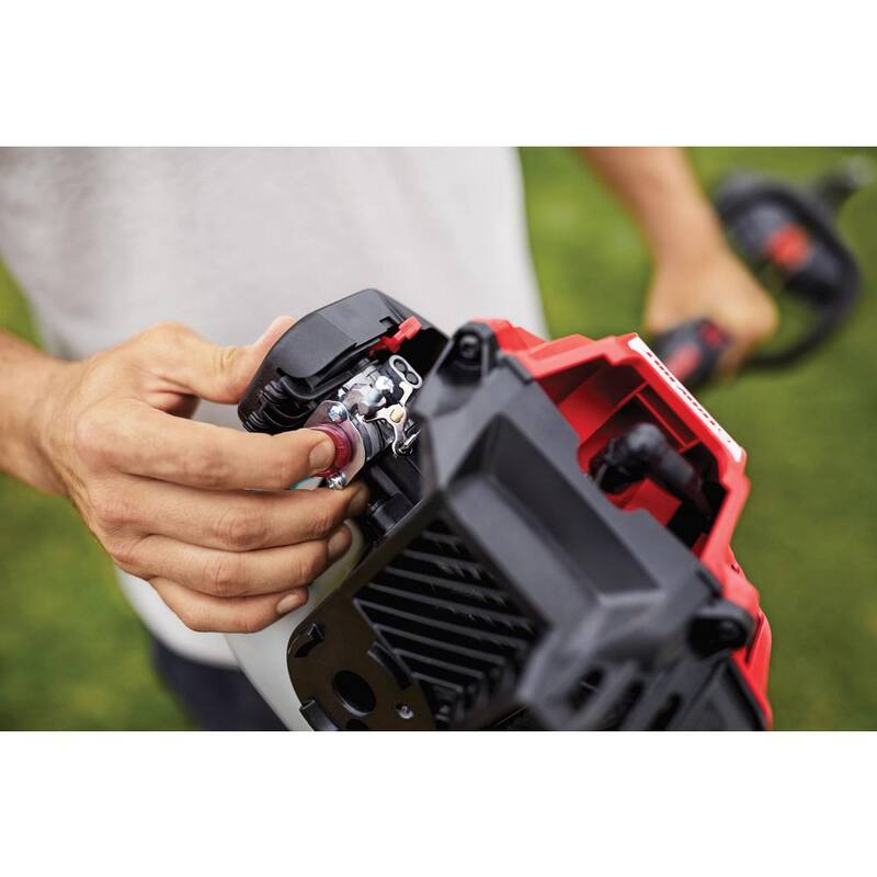 Troy-Bilt 25 cc Gas 2-Stroke Straight Shaft Trimmer with Attachment Capabilities - TB252S