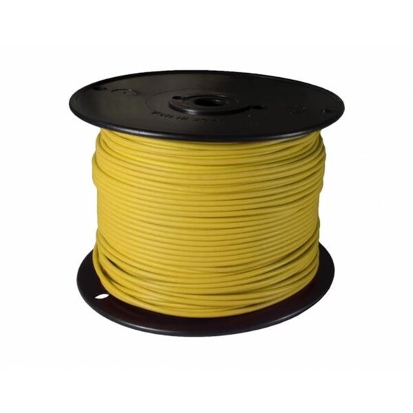 Fasttackle 500 ft. Crosslink Primary Wire; Yellow - 14 Gauge - FA358292