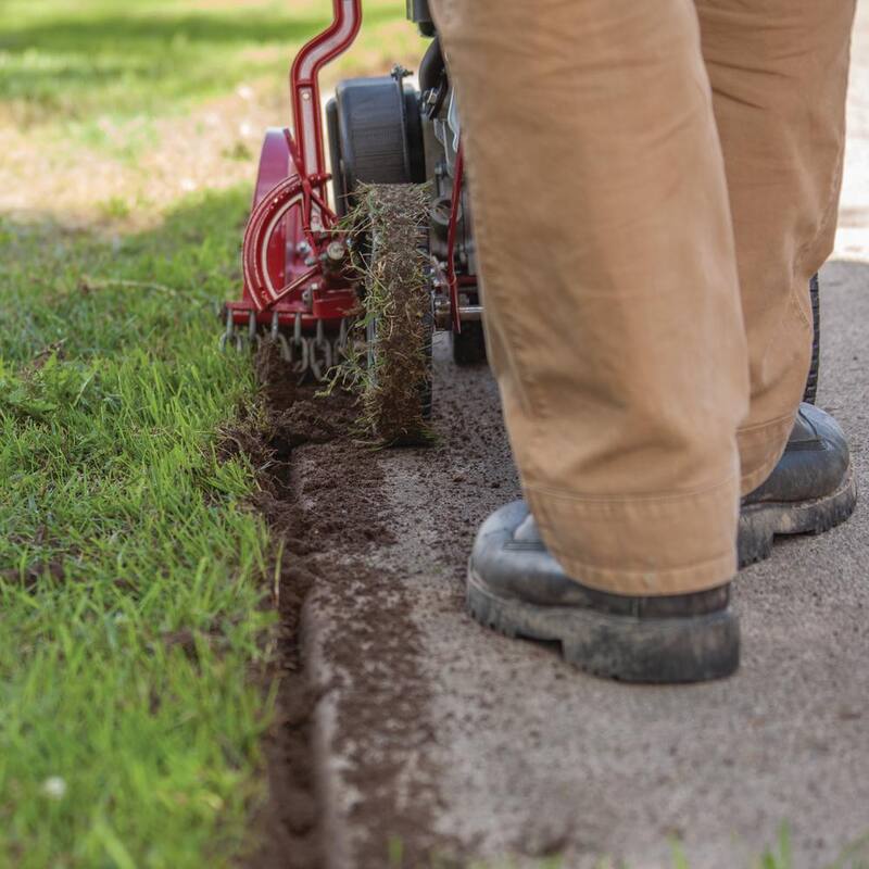 Earthquake 9 in. Tri-Tip Blade 79 cc Viper Engine Gas Lawn and Landscape Edger with 4-Wheel Design and Multi-Position Pivot Head - 41273
