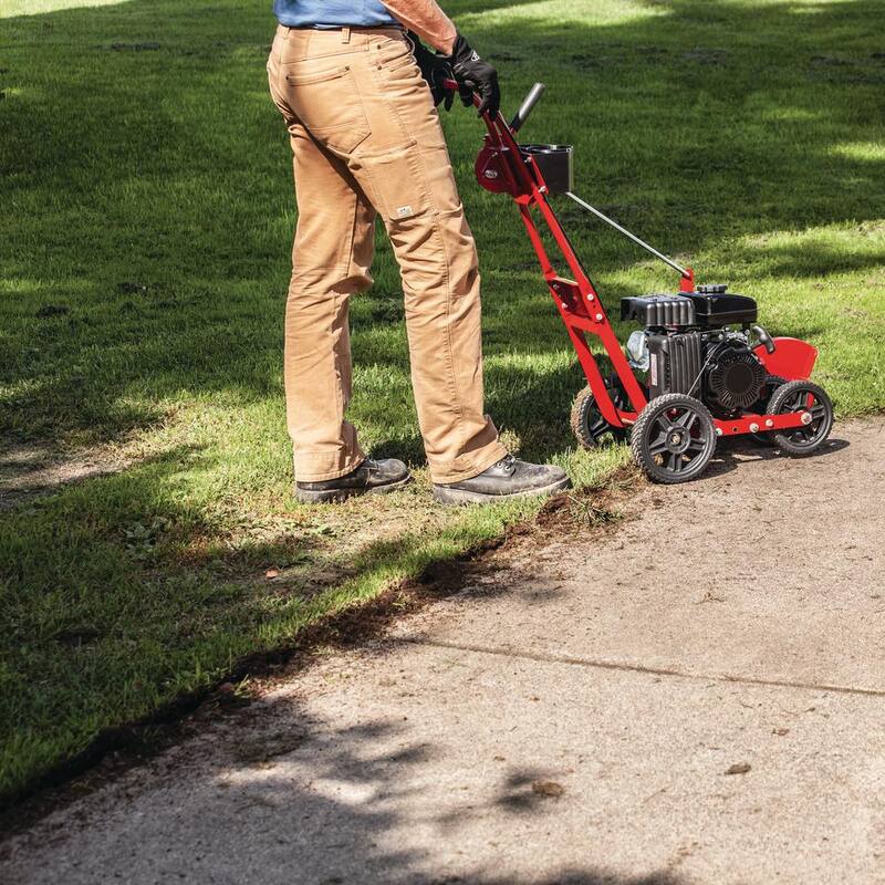 Earthquake 9 in. Tri-Tip Blade 79 cc Viper Engine Gas Lawn and Landscape Edger with 4-Wheel Design and Multi-Position Pivot Head - 41273