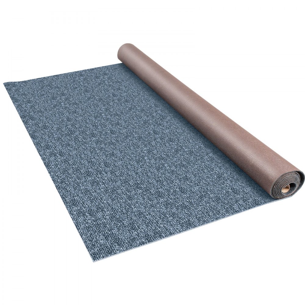 VEVOR Gray Marine Carpet 6 ft x 18 ft Boat Carpet Rugs Indoor Outdoor Rugs for Patio Deck Anti-Slide TPR Water-Proof Back Cut Outdoor Marine Carpeting Easy Clean Outdoor Carpet Roll - JZXWDTHS1.8X5.5M1V0