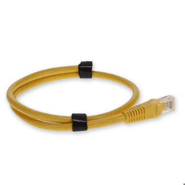 Add-On 6FT RJ-45 MALE TO RJ-45 MALE YELLOW SNAGLESS CAT6A UTP PVC COPPER PATC - ADD-6FCAT6A-YW