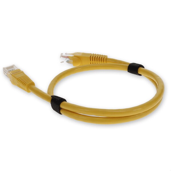 Add-On 6FT RJ-45 MALE TO RJ-45 MALE YELLOW SNAGLESS CAT6A UTP PVC COPPER PATC - ADD-6FCAT6A-YW