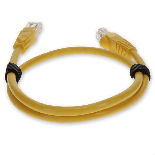 Add-On 6FT RJ-45 MALE TO RJ-45 MALE YELLOW SNAGLESS CAT6A UTP PVC COPPER PATC - ADD-6FCAT6A-YW
