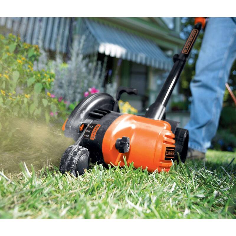 BLACK+DECKER 7.5 in. 12 Amp Corded Electric 2-in-1 Lawn Edger & Trencher - LE750