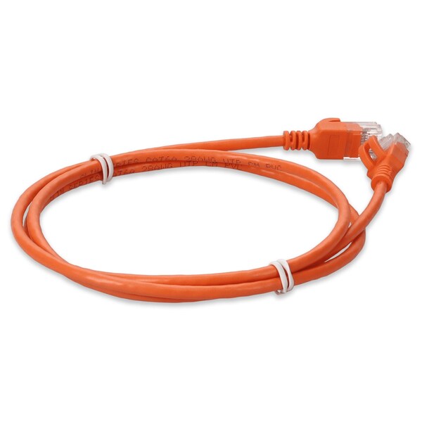 Add-On 3FT RJ-45 M/M CAT6A ORANGE CU PVC CBL - ADD-3FSLCAT6A-OE