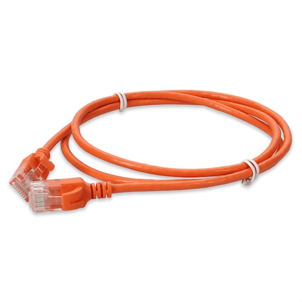 Add-On 3FT RJ-45 M/M CAT6A ORANGE CU PVC CBL - ADD-3FSLCAT6A-OE