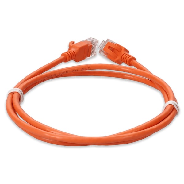 Add-On 3FT RJ-45 M/M CAT6A ORANGE CU PVC CBL - ADD-3FSLCAT6A-OE