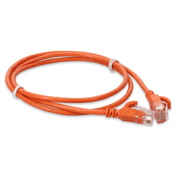 Add-On 3FT RJ-45 M/M CAT6A ORANGE CU PVC CBL - ADD-3FSLCAT6A-OE