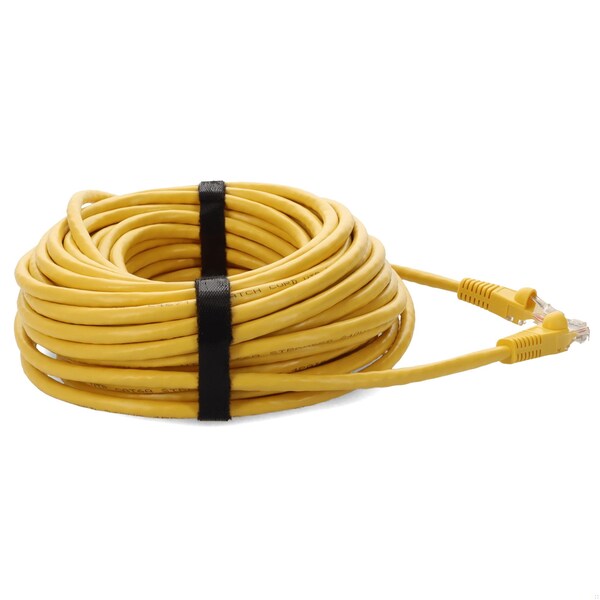 Add-On 30FT RJ-45 MALE TO RJ-45 MALE STRAIGHT YELLOW CAT6A UTP COPPER PVC PAT - ADD-30FCAT6A-YW