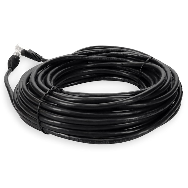 Cable de red blindado CAT6 STP de cobre negro recto de 25FT RJ-45 macho a RJ-45 macho - ADD-25FCAT6S-BK